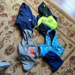 4 Nike Sweat Sets toddler boy